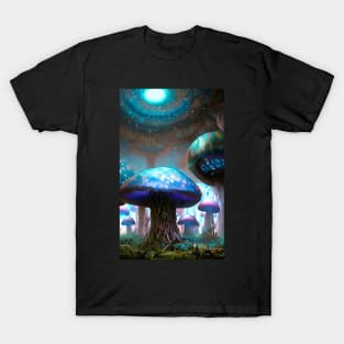 Glowing fantastic mushrooms T-Shirt